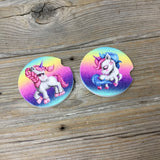 Unicorn Car Coasters, Set of 2