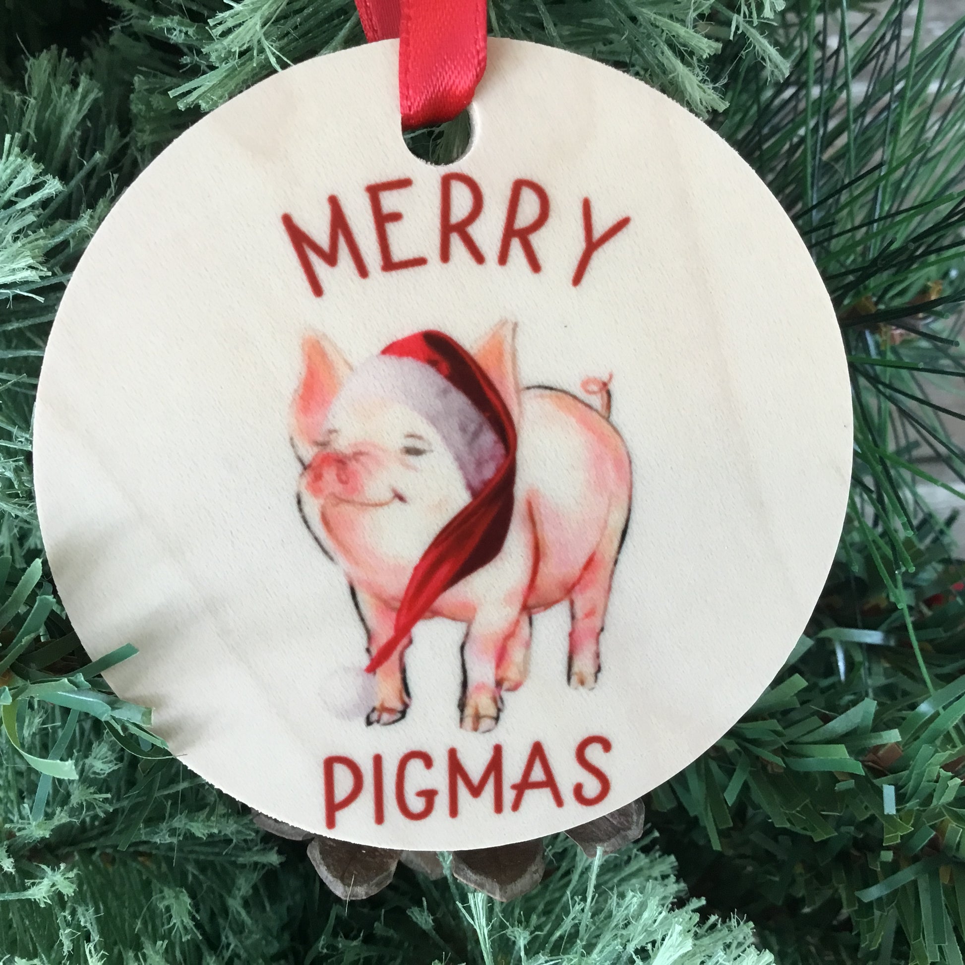 Pig Christmas Ornament