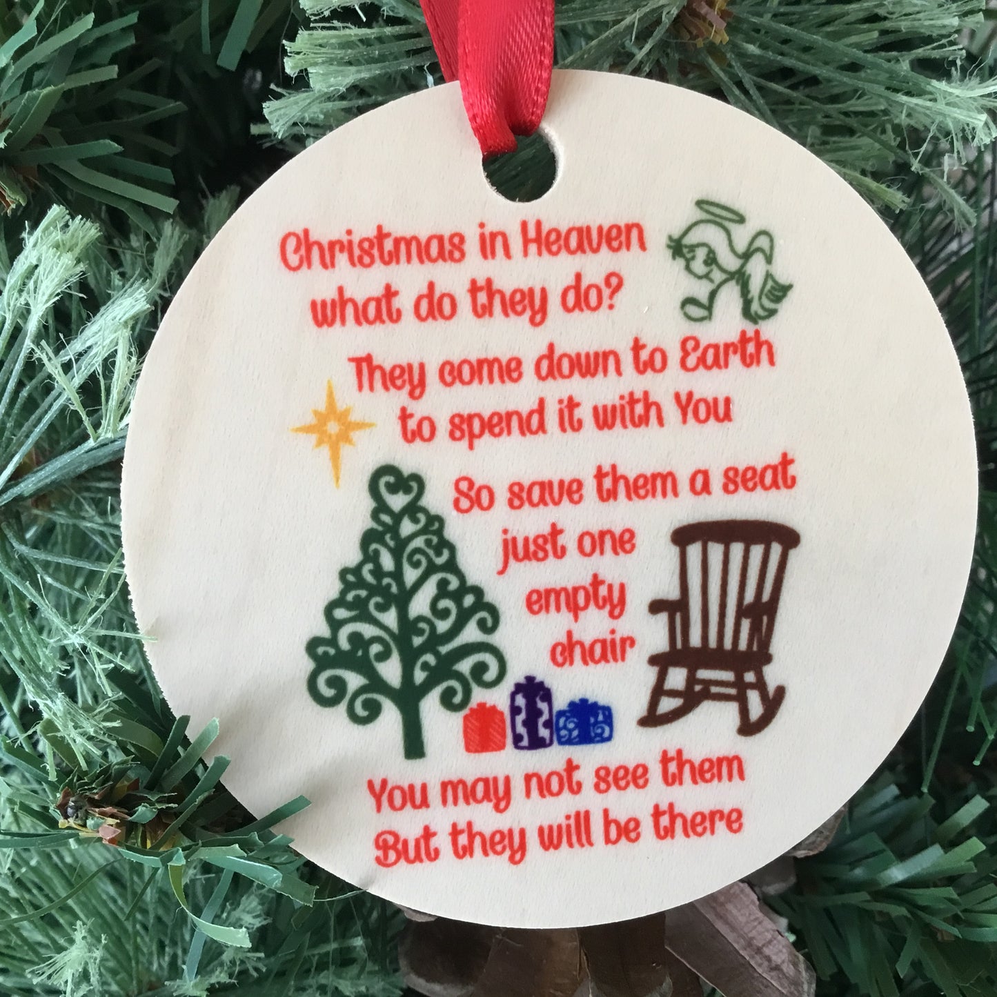 Christmas in Heaven Christmas Ornament