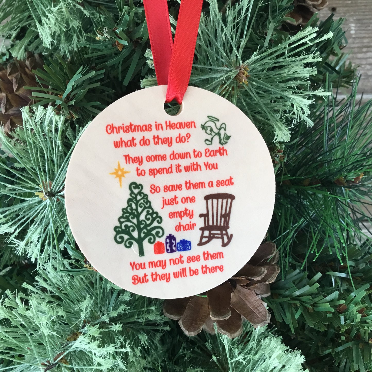 Christmas in Heaven Christmas Ornament