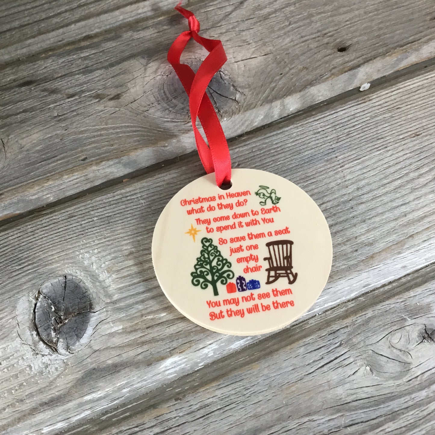 Christmas in Heaven Christmas Ornament