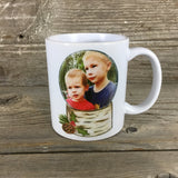 Personalized Picture Snow Globe Christmas Mug