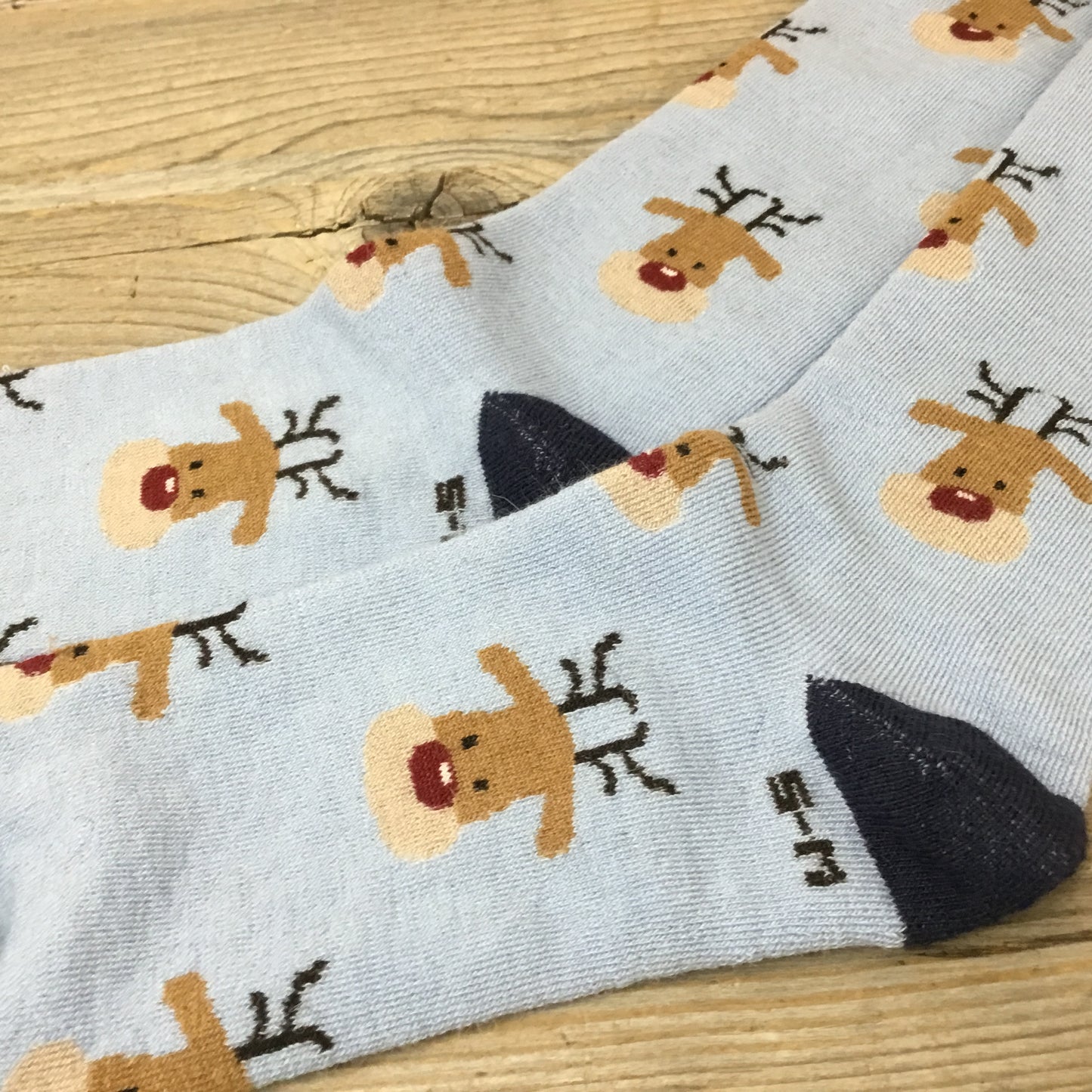 Alpaca Holiday Crew Socks - Alpaca or Reindeer