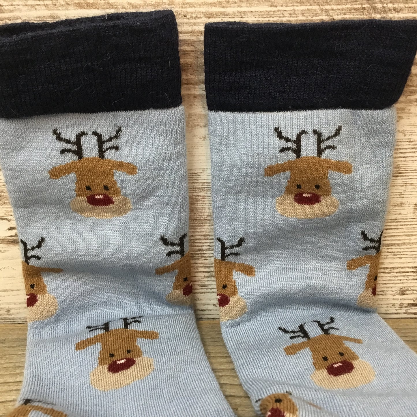 Alpaca Holiday Crew Socks - Alpaca or Reindeer