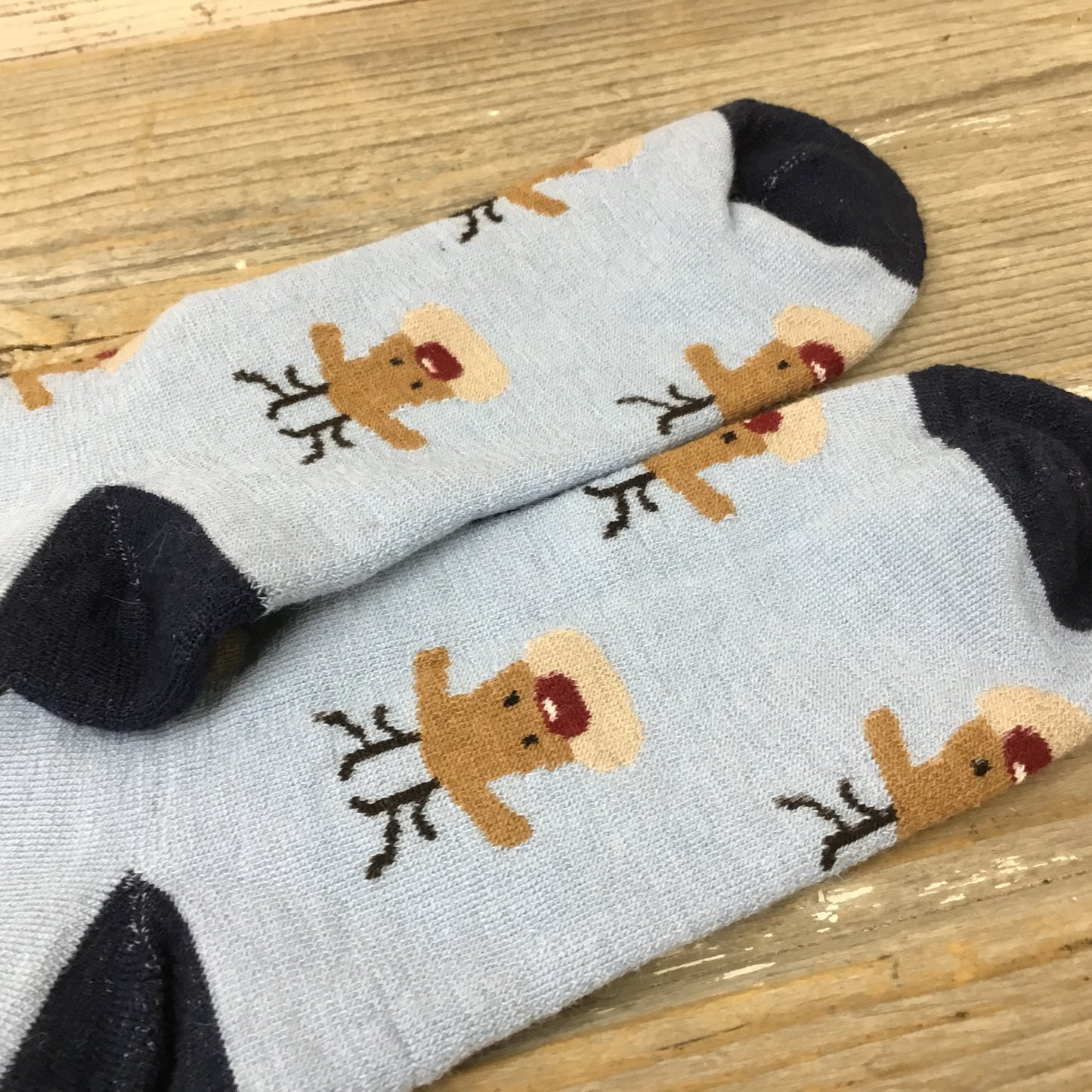 Alpaca Holiday Crew Socks - Alpaca or Reindeer