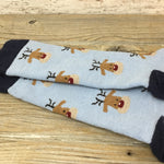 Alpaca Holiday Crew Socks - Alpaca or Reindeer