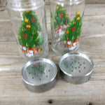 Libbey Christmas Tree with Presents Salt and Pepper Shakers