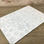 Mismatched Snowflake Glass Cutting Board