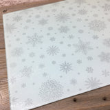 Winter Snowflake Cutting Board