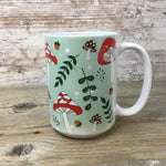 Cottagecore Mushrooms Ceramic Coffee Mug