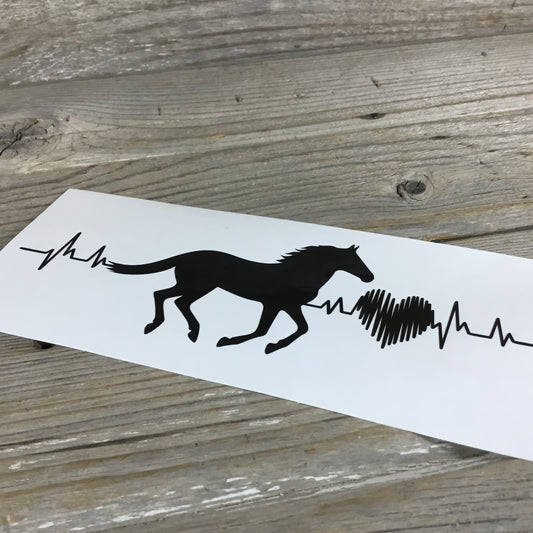 Horse Heart Decal