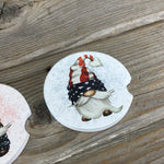 Patriotic Gnomes Car Coasters, Set of 2 Car Coasters