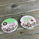 Teacher Car Coasters