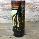 Sailboat 20 oz Skinny Tumbler with Lid and Straw