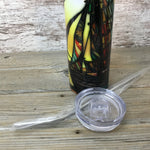Sailboat 20 oz Skinny Tumbler with Lid and Straw
