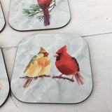 Cardinal Drink Coasters Set of 4
