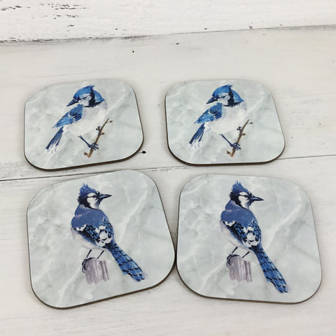 Blue Jay Drink Coasters