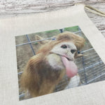 HD the Licking Goat Drawstring Backpack