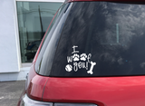 I Woof You! Decal