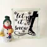 Let it Snow Winter Decal