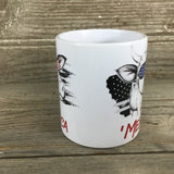 'Merica Cow Coffee Mug Side View