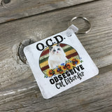 O.C.D. Obsessive Cat Disorder Key Chain