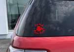 Old Souls Hippie Hearts Decal