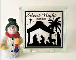 Silent Night, Holy Night Navtivity Vinyl Decal