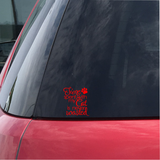Time Spent with my Cat is Never Wasted Car Decal