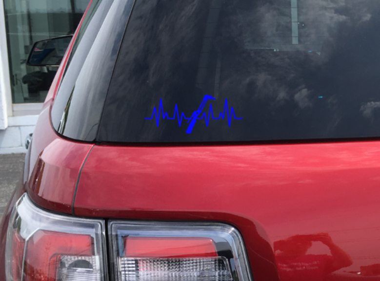 Welding Torch Heartbeat Decal