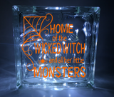 Home of the Wicked Witch and all her little Monsters  Halloween Decal