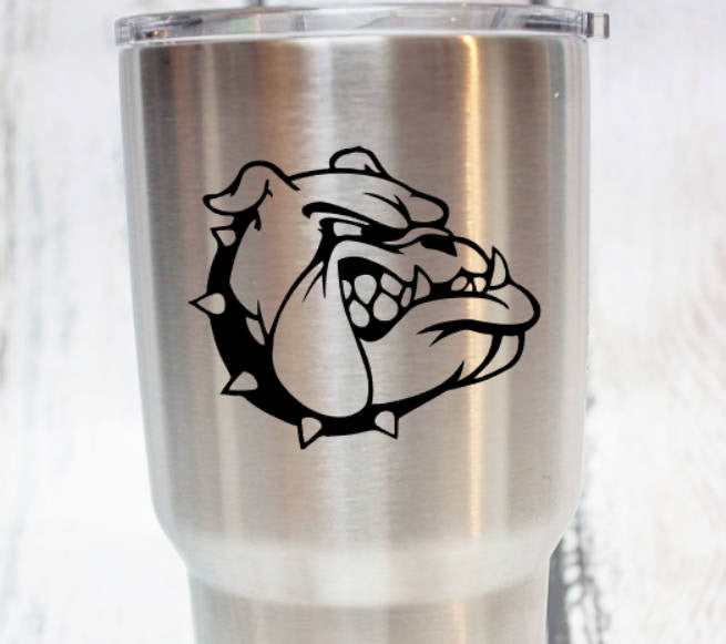 Bulldog Car Decal