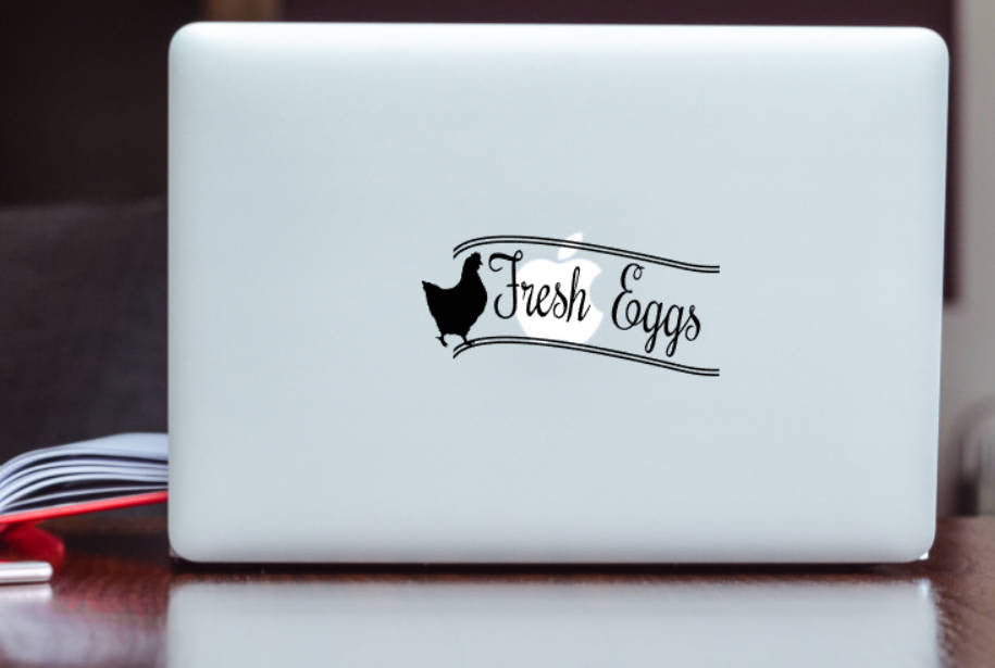 Fresh Eggs Vinyl Decal