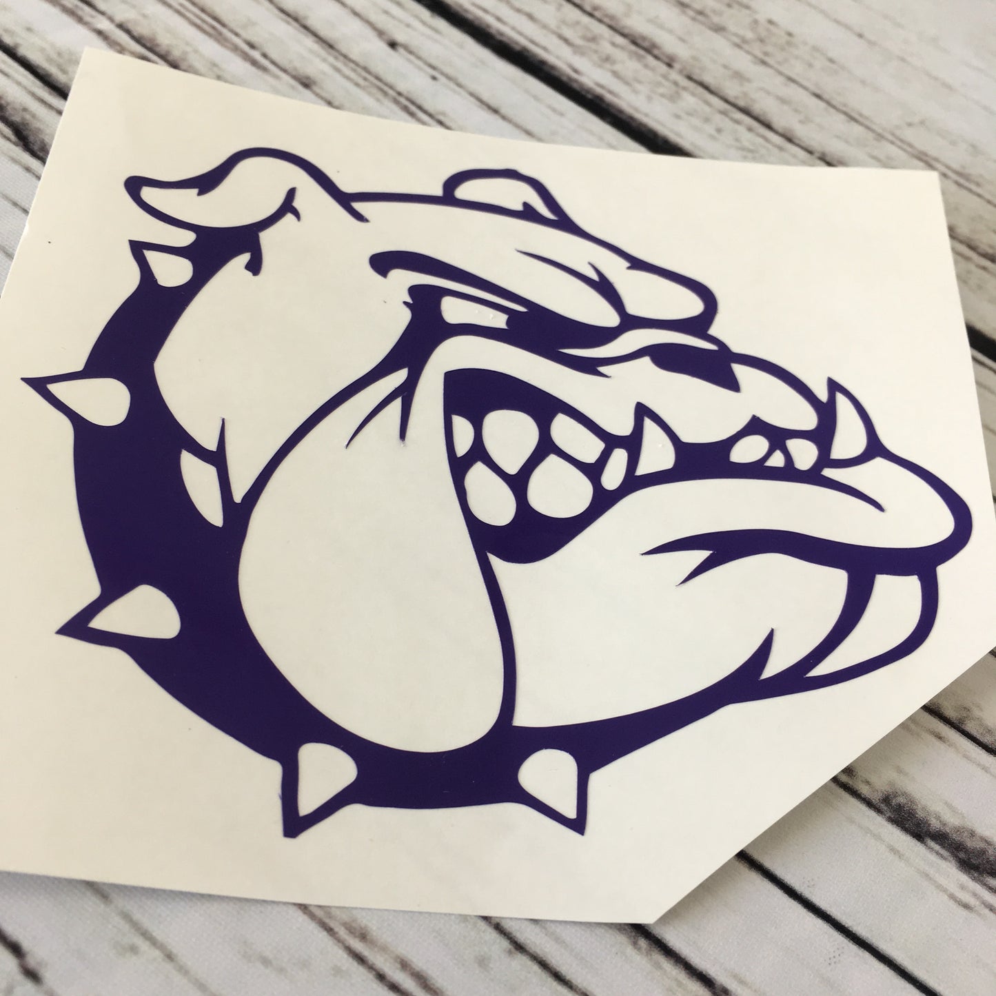 Bulldog Car Decal