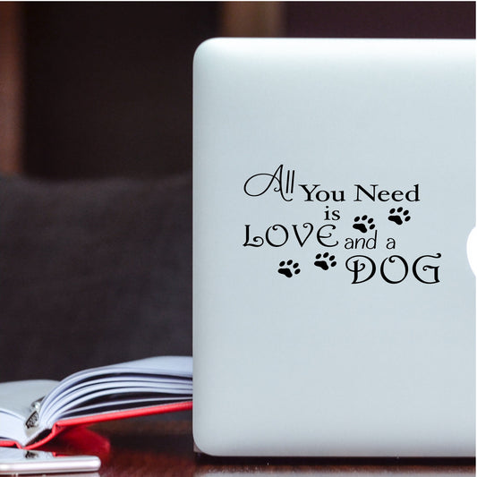 All You Need is Love and a Dog Decal