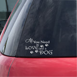 All You Need is Love and a Dog Decal
